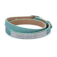 Thumbnail for Stylish Turquoise Colored Wrap Bracelet with Crystals