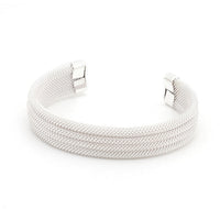 Thumbnail for Silvertone Linear Mesh Cuff