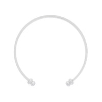Thumbnail for Channel-Set Clear Crystal Cuff