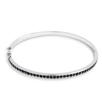 Thumbnail for Jet Black CZ Bangle Bracelet