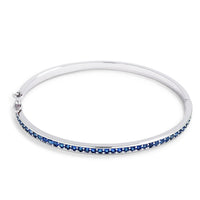 Thumbnail for Sapphire Blue CZ Bangle