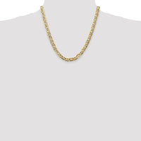 Thumbnail for 14karat 7mm Concave Anchor Chain