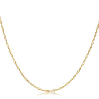 Thumbnail for 16 Inch Gold Twisted Fashion Chain
