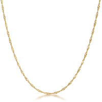 Thumbnail for 18 Inch Gold Twisted Chain