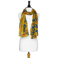 Thumbnail for Mustard Marla Floral Scarf