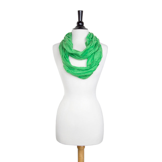 Light Green Genevieve Infinity Scarf