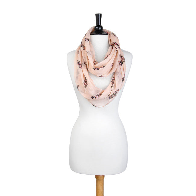 Forever Peach Infinity Scarf