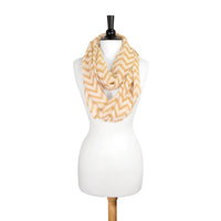 Thumbnail for Zig Zag Camel Infinity Scarf