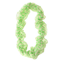 Thumbnail for Zig Zag Neon Green Infinity Scarf