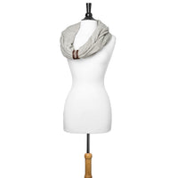 Thumbnail for Off White Sarah Knit Cowl Scarf