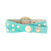 Thumbnail for Mint Round Studded Wrap Watch