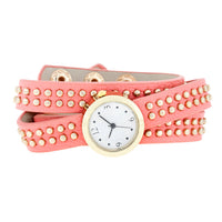 Thumbnail for Pink Mini Studded Wrap Watch