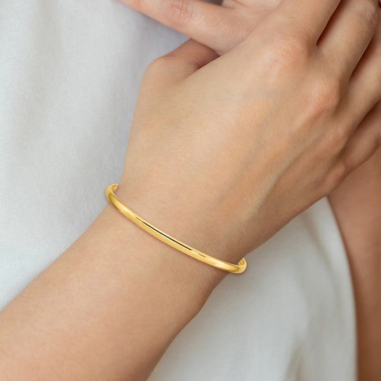 14-karat Slip-on Baby Bangle Bracelet