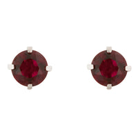 Thumbnail for Ruby Cubic Zirconia Studded Earrings