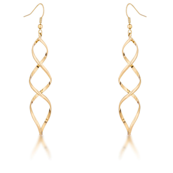 Golden Twist Earrings