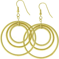 Thumbnail for Golden Illusion Hoop Earrings
