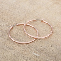 Thumbnail for Elegant Rosegold Hoop Earrings