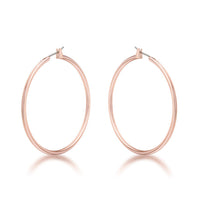 Thumbnail for 45mm Rose Gold Plated Hoop Earrings