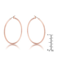 Thumbnail for 45mm Rose Gold Plated Hoop Earrings