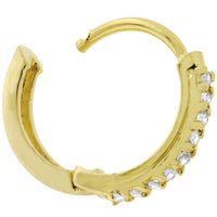 Thumbnail for Classic Petite Hoop Earrings Goldtone Finish