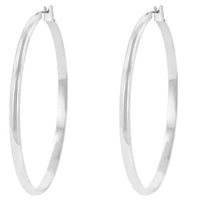 Thumbnail for Classic Hoop (Rhodium Plated)