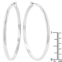 Thumbnail for Classic Hoop (Rhodium Plated)