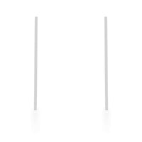 Thumbnail for Carolee Rhodium Stainless Steel Long Line Drop Earrings