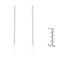 Thumbnail for Carolee Rhodium Stainless Steel Long Line Drop Earrings