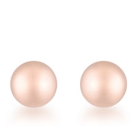 Thumbnail for Tanya Rose Gold Sphere Stud Earrings