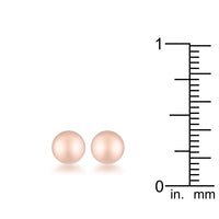 Thumbnail for Tanya Rose Gold Sphere Stud Earrings