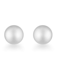 Thumbnail for Tina Rhodium Sphere Stud Earrings
