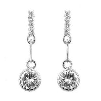 Thumbnail for Simple Cubic Zirconia Drop Earrings