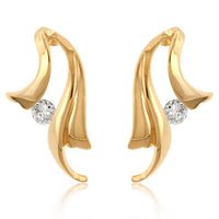 Thumbnail for Solitaire Winged Earrings