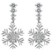 Thumbnail for Snowflake Drop Earrings