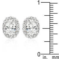 Thumbnail for Clear Stone Estate Earrings