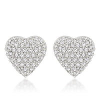 Thumbnail for Special Pave Heart Earrings