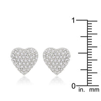 Thumbnail for Special Pave Heart Earrings