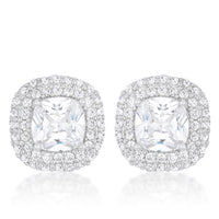 Thumbnail for Cushion Pave Stud Earrings