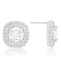 Thumbnail for Cushion Pave Stud Earrings