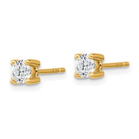 Thumbnail for 14-karat 1/2ctw SI1/SI2, G H I, Lab Grown Diamond 4 Prong Earring