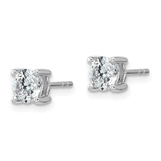 14karat 1ctw SI1/SI2, G H I, Lab Grown Diamond 4 Prong Earring