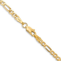 Thumbnail for 14-Karat 3mm Flat Figaro Chain - 28