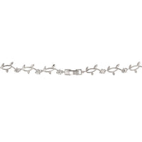 Thumbnail for Rhodium Plated Vineyard Necklace