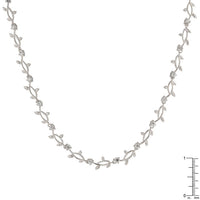 Thumbnail for Rhodium Plated Vineyard Necklace