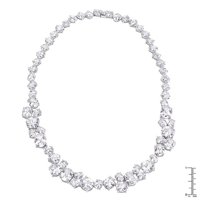 Cubic zirconia collar necklace store