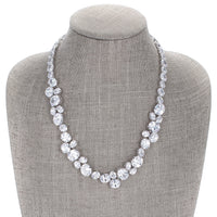 Thumbnail for Bejeweled Cubic Zirconia Collar Necklace