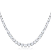 Thumbnail for Graduated Cubic Zirconia Necklace