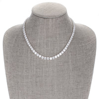 Thumbnail for Graduated Cubic Zirconia Necklace