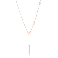 Thumbnail for Stainless Steel Rose Goldtone LOVE Necklace