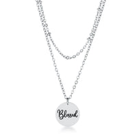 Thumbnail for Delicate Stainless Steel Blessed Necklace